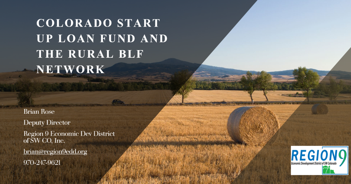Industry Finance Reverse Pitch Series – Colorado Start Up Loan Fund