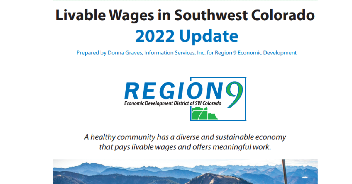 Region 9 Livable Wage Report