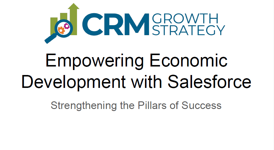 MARKETPLACE: Empowering Economic Development with Salesforce: Strengthening the Pillars of Success