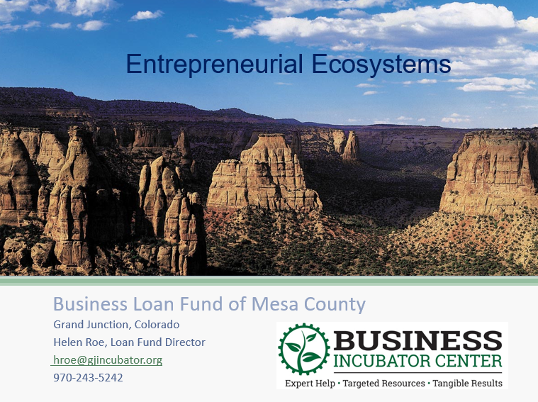 CULTIVATING SUCCESS: UNLEASHING ENTREPRENEURIAL ECOSYSTEMS FOR THRIVING STARTUPS: Business Loan Fund of Mesa County