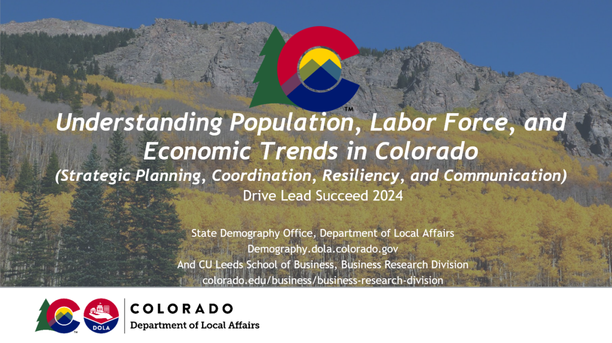 The State of Colorado’s Economy